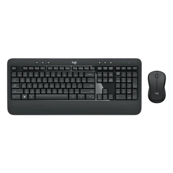 TECLADO Y MOUSE LOGITECH MK540 ADVANCED MEMBRANA INALÁMBRICO CON RECEPTOR UNIFYING ESPAÑOL 920-008673 NEGRO