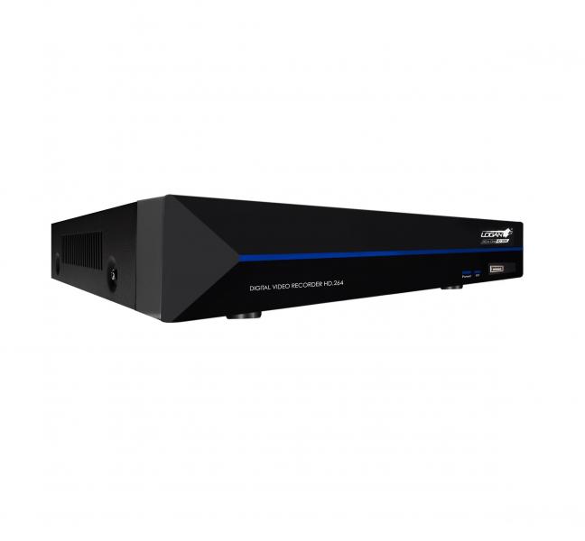 GRABADORA LOGAN DVR 16 CANALES 5MPX RESOLUTION 4K VIDEO OUTPUT LX6FNR