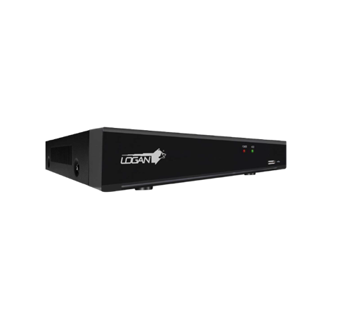 GRABADORA LOGAN NVR 4K RESOLUCION 4 CANALES CON 4K SALIDA DE VIDEO LN4GNS