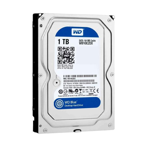 HD INTERNO 1TB WESTERN DIGITAL BLUE WD10EZEX 3.5 PULG SATA III 7200 RPM 64MB CACHE AZUL