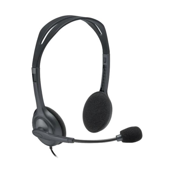 HEADSET LOGITECH H111 STEREO ALÁMBRICO 3.5 MM 981-000612 NEGRO