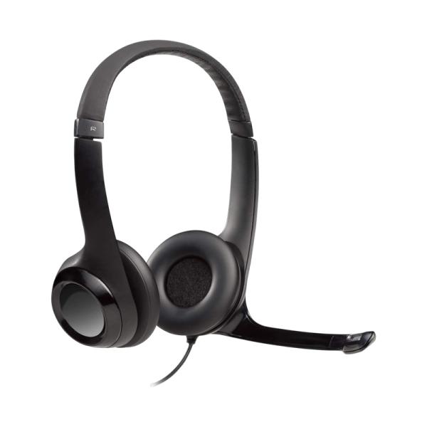 HEADSET LOGITECH H390 ALÁMBRICO USB 981-000014 NEGRO