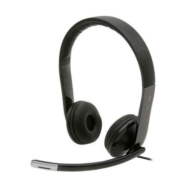HEADSET MICROSOFT LIFECHAT LX-6000 AL&Aacute;MBRICO USB LX-6000 7XF-00001 NEGRO