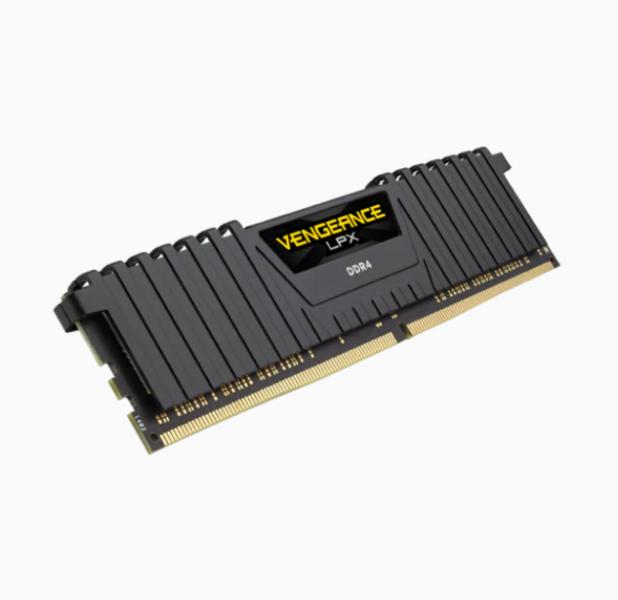 MEMORIA RAM PC 8GB CORSAIR VENGEANCE LPX DDR4 2400MHz CL16 1.2V CMK8GX4M1A2400C16 NEGRO
