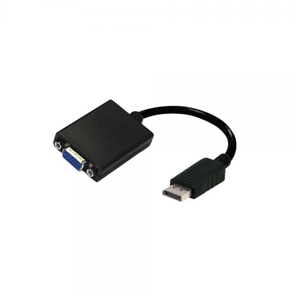 ADAPTADOR ARGOM DISPLAY PORT MACHO A VGA HEMBRA 6" ARG-CB-0056