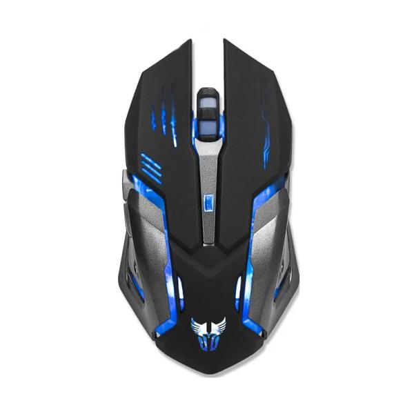 MOUSE GAMING RGB ARGOM COMBAT ALAMBRICO ARG-MS-2040BK Negro-Plateado
