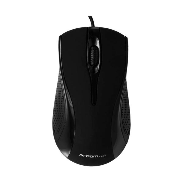 MOUSE ARGOM MAXI ALAMBRICO ARG-MS-0022 NEGRO