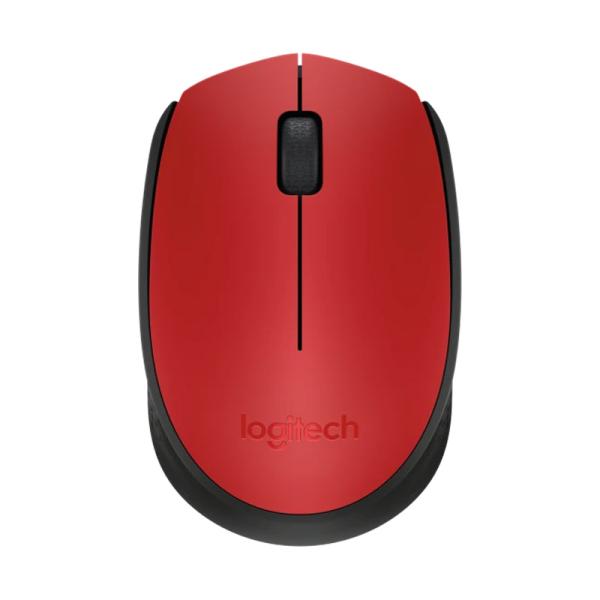MOUSE LOGITECH M170 INALÁMBRICO 2.4 GHZ 1000 DPI 910-004941 ROJO