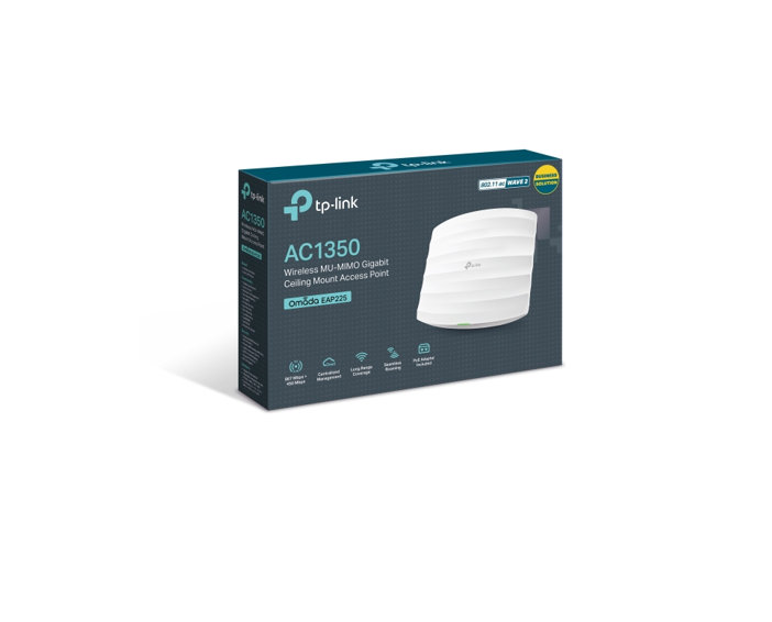 PUNTO DE ACCESO TP LINK EAP225 AC1350 DUAL BAND TL-EAP225 BLANCO