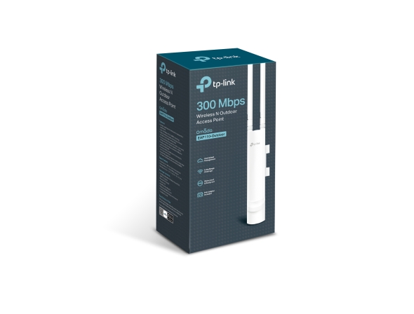 PUNTO DE ACCESO TP LINK EAP110-OUTDOOR 2.4 GHZ 300 MBPS WI-FI BLANCO