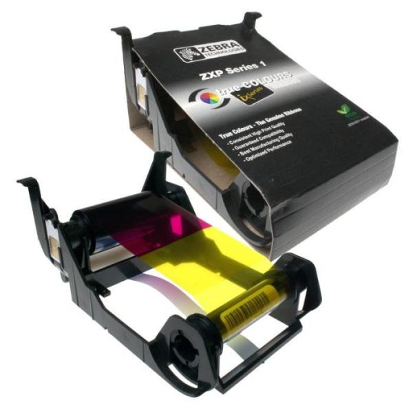 RIBBON ZEBRA LOAD-N-GO YMCKO ZC100 100 IMAGENES ZXP SERIES 1 800011-140