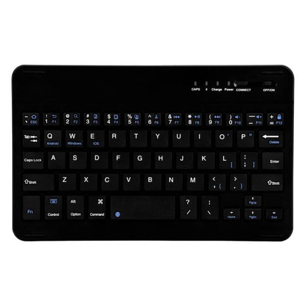 TECLADO ARGOM ULTRAFINO PORTATIL KB-0203 60% MEMBRANA BLUETOOTH INGL&Eacute;S ARG-KB-0203 NEGRO