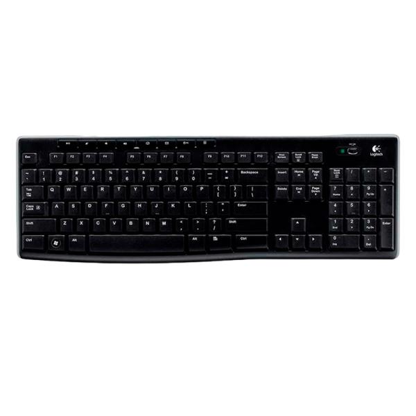 TECLADO LOGITECH K270 INALÁMBRICO CON RECEPTOR ESPAÑOL 920-004426 NEGRO