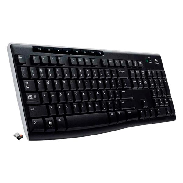 TECLADO LOGITECH K270 INALÁMBRICO CON RECEPTOR ESPAÑOL 920-004426 NEGRO