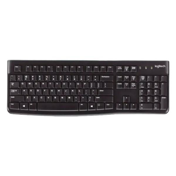 TECLADO LOGITECH K120 CORDED  MEMBRANA ALÁMBRICO USB ESPAÑOL 920-004422 NEGRO