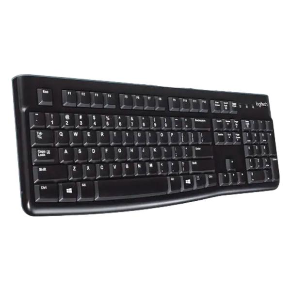 TECLADO LOGITECH K120 CORDED  MEMBRANA ALÁMBRICO USB ESPAÑOL 920-004422 NEGRO