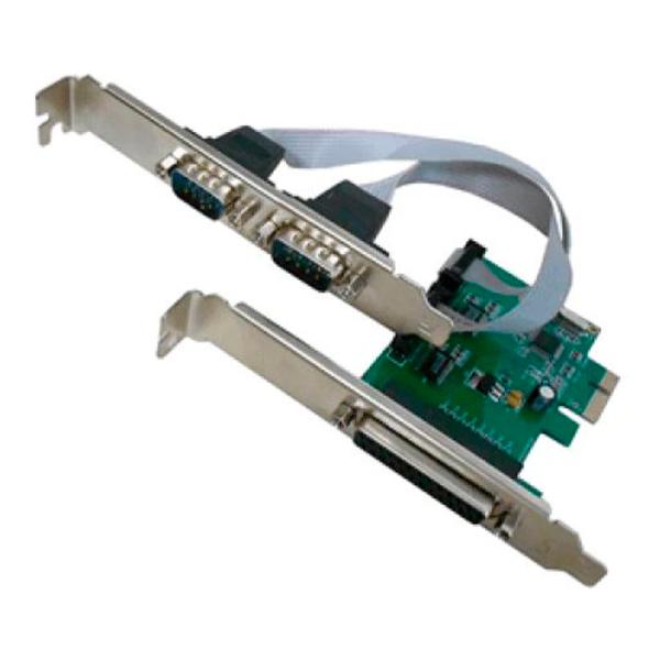 TARJETA DE RED AGILER AGI-5325 PCI-E 2X RS232 1X PARALELO GRIS