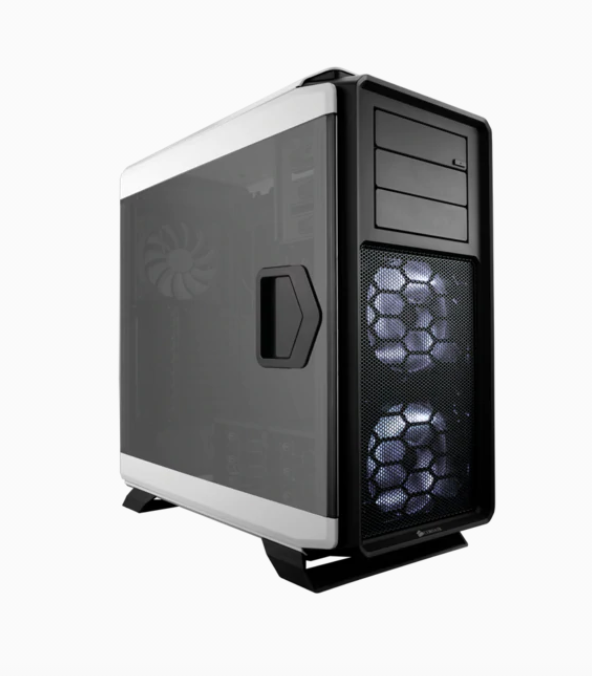 CASE GAMING CORSAIR GRAPHITE SERIES 760T FULL TOWER VENTILADORES 2 DE 140MM CON VENTANAS LATERALES ABISAGRADAS CC-9011074-WW BLANCO