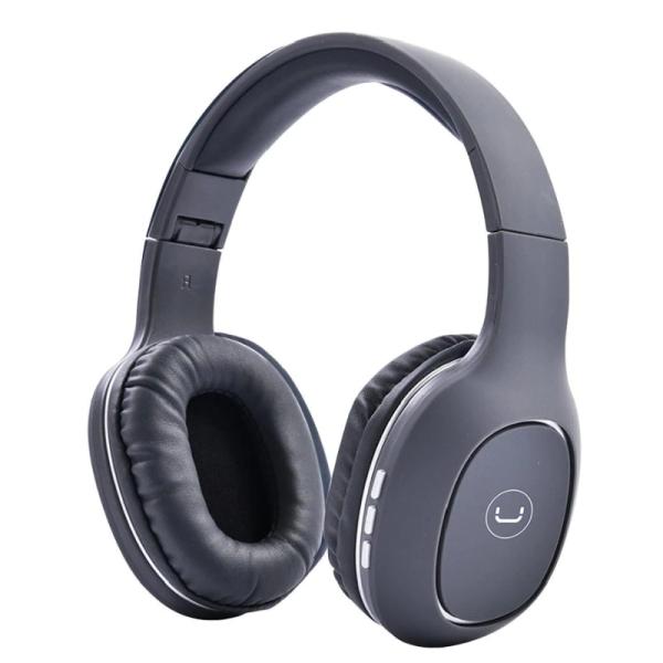 HEADSET RGB UNNO TEKNO OVALA INAL&Aacute;MBRICO BLUETOOTH 5.0 HS7408GY GRIS