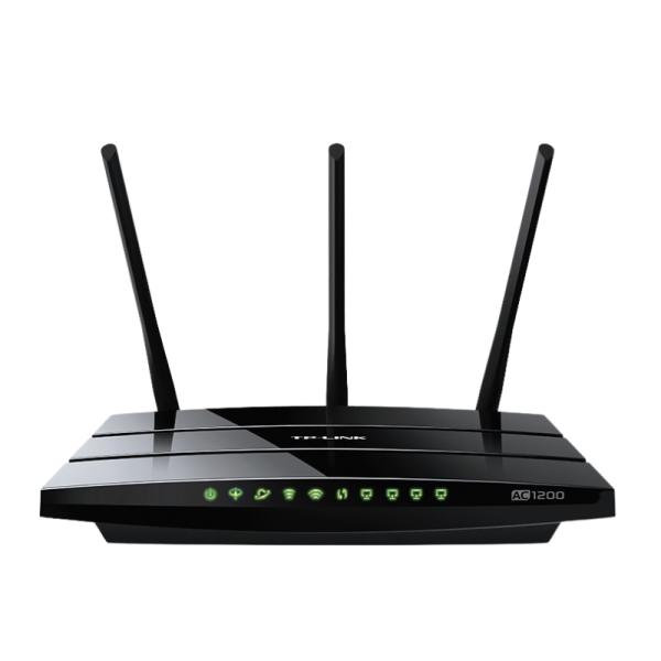 ROUTER TP LINK ARCHER VR400 2.4 GHZ 5 GHZ AC1200 VDSL ADSL GIGABIT USB PUERTOS LAN / LAN/WAN NEGRO