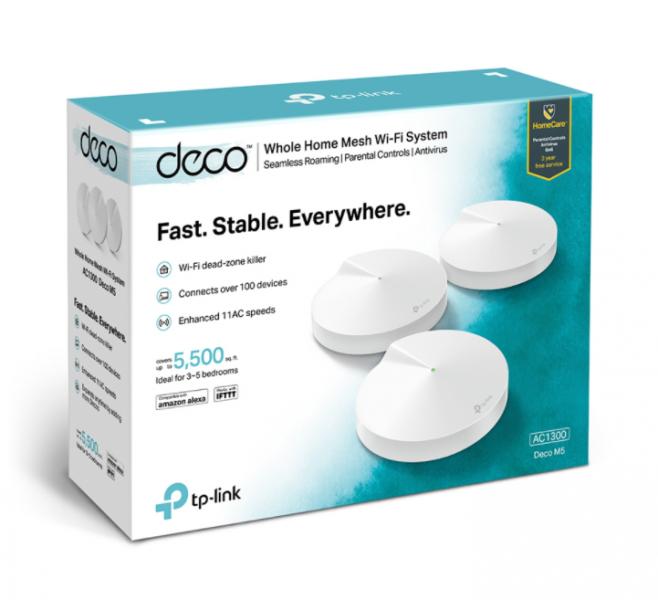 SISTEMA WIFI TP LINK DECO M5 (3PACK) AC1300