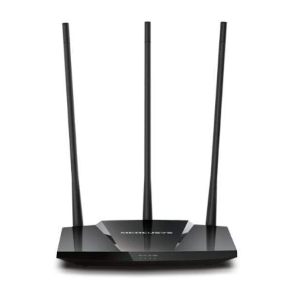 ROUTER MERCUSYS MW330HP 2.4 GHZ 300 MBPS WIFI 4 PUERTOS WAN / LAN NEGRO