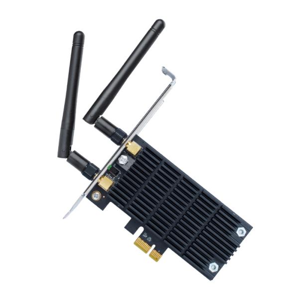 TARJETA DE RED TP LINK ARCHER T6E PCI-E WI-FI 5 DUAL BAND AC1300 2.4 GHZ 5 GHZ NEGRO