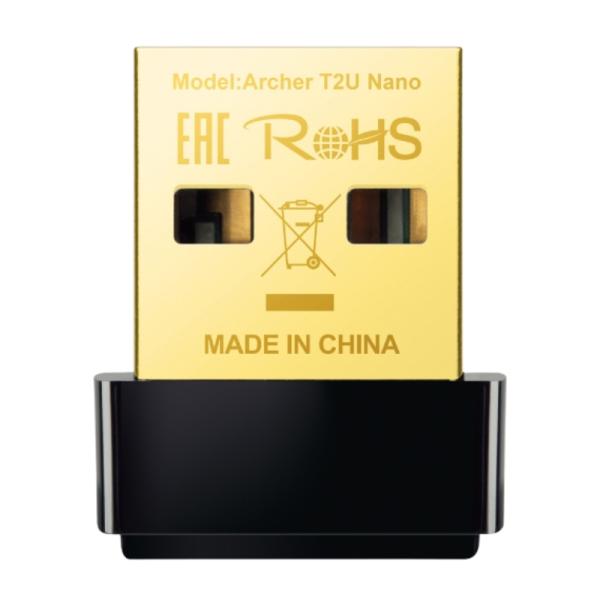 ADAPTADOR TP LINK AC600 NANO ARCHER T2U NANO