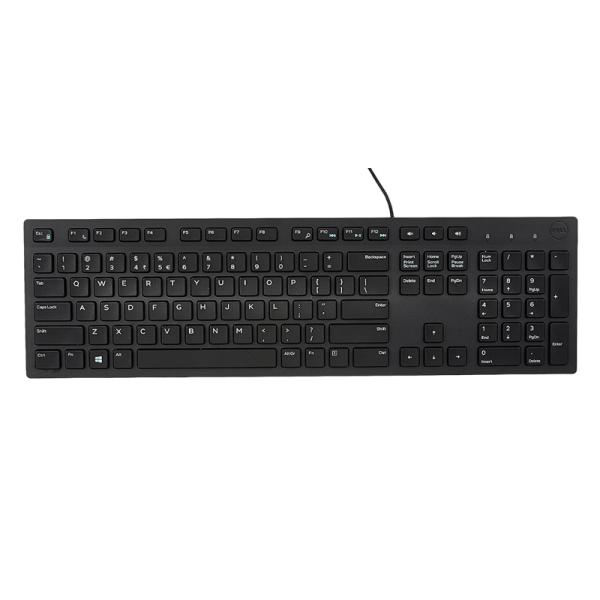 TECLADO STANDARD DELL KB216 MEMBRANA AL&Aacute;MBRICO USB INGL&Eacute;S 739P7 NEGRO