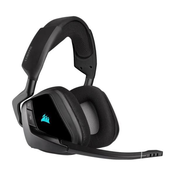 HEADSET GAMING RGB CORSAIR VOID ELITE INAL&Aacute;MBRICO 2.4 GHZ CA-9011201-NA NEGRO