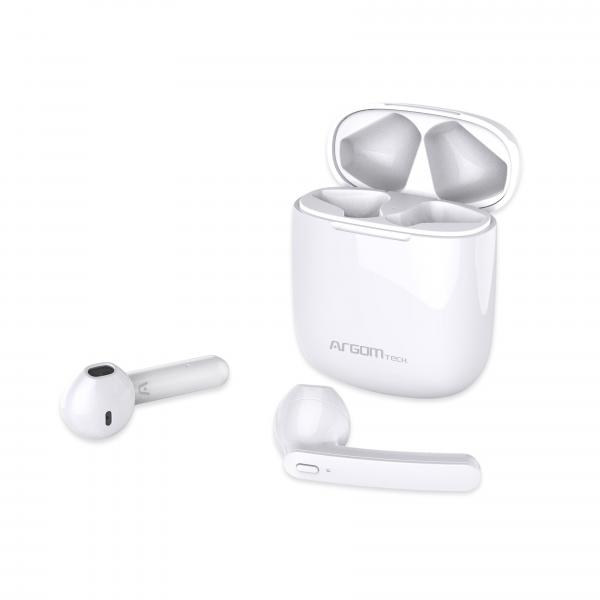AUDIFONO ARGOM SKEIPOD E80 INAL&Aacute;MBRICO BLUETOOTH ARG-HS-5080WT BLANCO