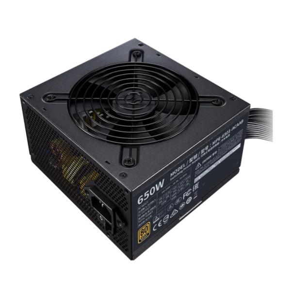 FUENTE DE PODER COOLER MASTER MWE BRONZE 650 V2 650W 80 PLUS NO MODULAR ATX MPE-6501-ACAAB-US NEGRO