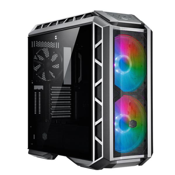 CASE GAMING RGB COOLER MASTER MASTERCASE H500P MESH MID TOWER VENTILADORES 2 DE 200MM Y 1 DE 140MM CON VIDRIO LATERAL Y MALLA FRONTAL MCM-H500P-MGNN-S11 NEGRO