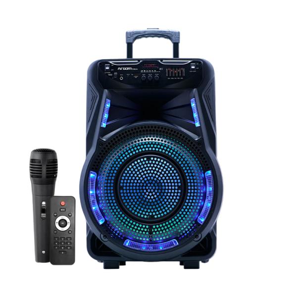 PARLANTE RGB ARGOM SOUNDBASH 90 BLUETOOTH 1 MICROFONO ARG-SP-4090BK NEGRO