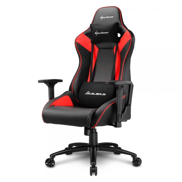 SILLA GAMING  SHARKOON ELBRUS 3 GAMING BK/RD (4044951027224)