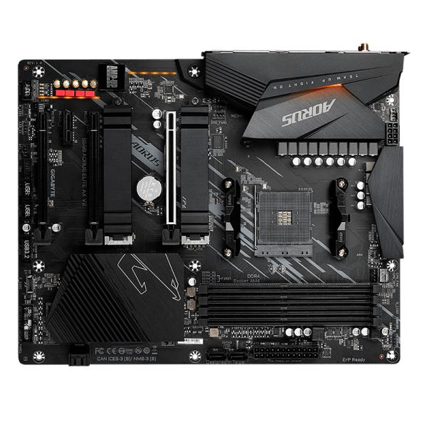 TARJETA MADRE GIGABYTE B550 AORUS ELITE AX V2 AM4 ATX DDR4 NEGRO