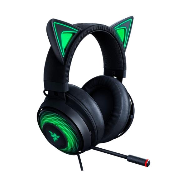HEADSET GAMING RGB RAZER KRAKEN KITTY CHROMA AL&Aacute;MBRICO USB RZ04-02980100-R3M1 NEGRO