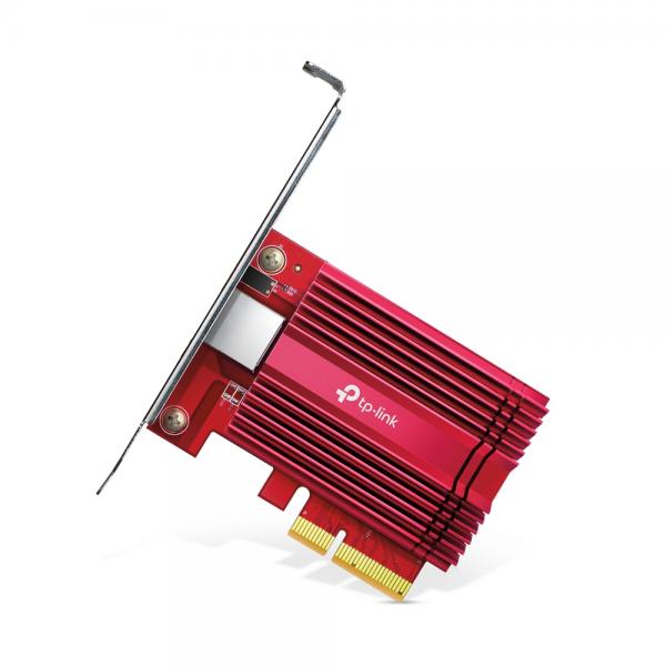 TARJETA DE RED TP LINK TX401 PCI-E 10G ETHERNET ROJO RJ45 ROJO