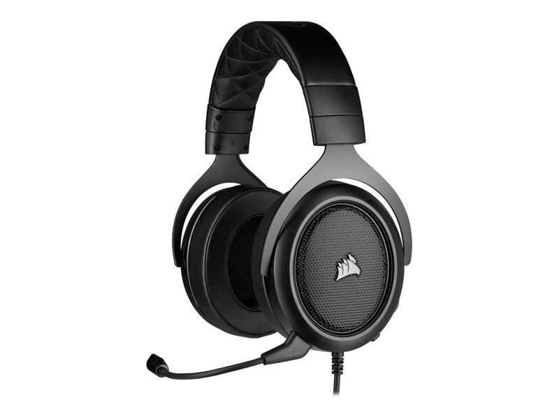 HEADSET GAMING CORSAIR HS50 PRO STEREO AL&Aacute;MBRICO 3.5MM CA-9011215-NA NEGRO