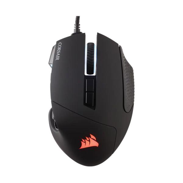 MOUSE GAMING RGB CORSAIR MOBA/MMO SCIMITAR ELITE ALÁMBRICO USB 18000 DPI CH-9304211-NA