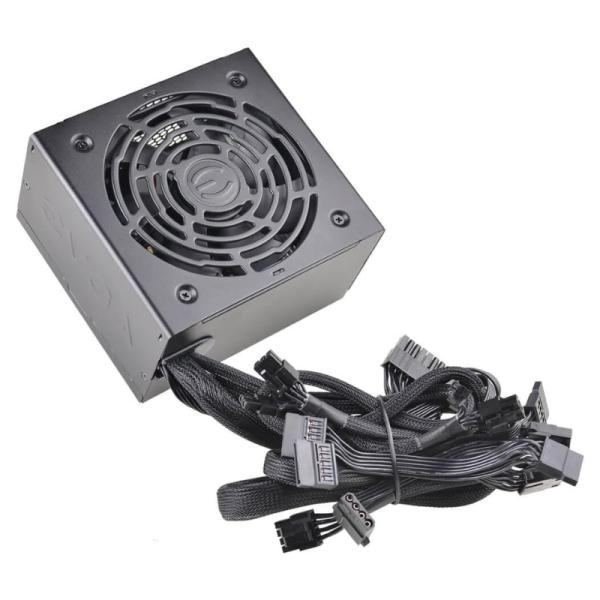 FUENTE DE PODER EVGA 600 BR 600W 80 PLUS BRONZE NO MODULAR ATX 100-BR-0600-K1 NEGRO