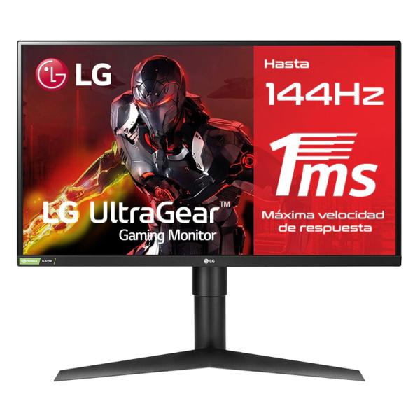 MONITOR 27'' LG 27GL850-B QHD 2560x1440 144 Hz HDMI DP  PLANO SLIM 719192633087&nbsp;