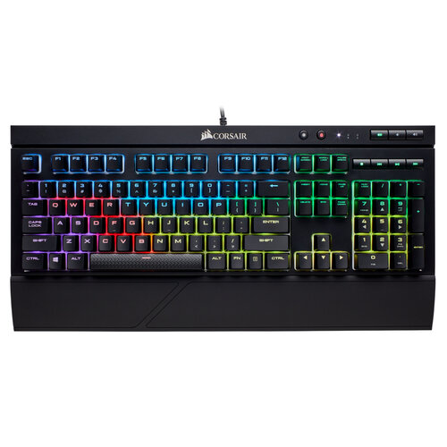 TECLADO GAMING RGB CORSAIR K68 MEC&Aacute;NICO AL&Aacute;MBRICO USB ESPA&Ntilde;OL CH-9102010-SP NEGRO