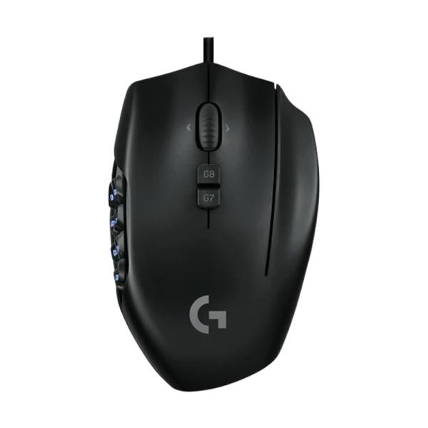 MOUSE GAMING LOGITECH G600 AL&Aacute;MBRICO USB 8200 DPI 910-002864 NEGRO