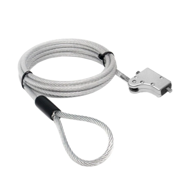 CANDADO UNNO TEKNO PARA PORTATIL KL6012SV-CON LLAVE TIPO NOBLE PLATEADO