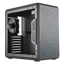 CASE COOLER MASTER MASTERBOX Q500L MID TOWER VENTILADOR 1 DE 120MM CON PANEL LATERAL TRANSPARENTE ACRÍLICO MCB-Q500L-KANN-S00 NEGRO