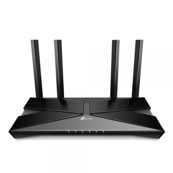 ROUTER TP LINK ARCHER AX20 2.4 GHZ 5 GHZ AX1800 WI FI 6 GIGABIT PUERTOS LAN / WAN NEGRO