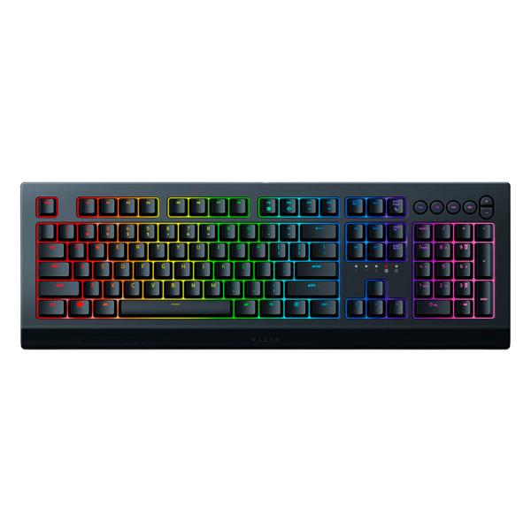 TECLADO GAMING RGB RAZER CYNOSA V2 MEMBRANA AL&Aacute;MBRICO USB INGL&Eacute;S RZ03-03400200-R3U1 NEGRO