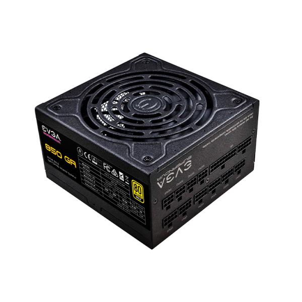 FUENTE DE PODER EVGA 850W 80 PLUS BRONZE NO MODULAR ATX 220-GA-0850-X1 NEGRO