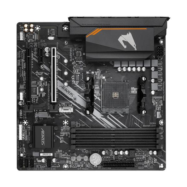 TARJETA MADRE GIGABYTE B550M AORUS ELITE AM4 MICRO-ATX DDR4 NEGRO